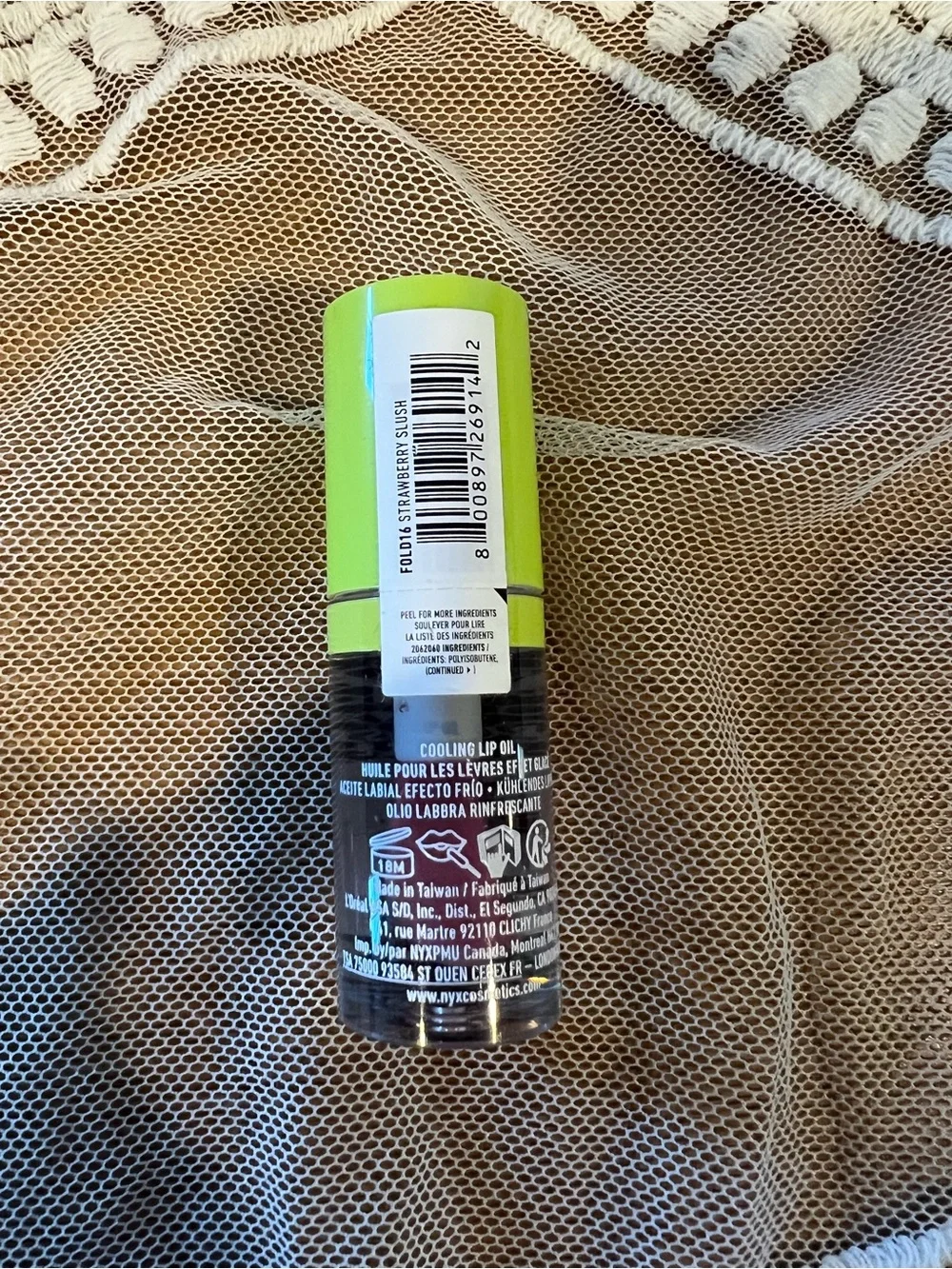 NYX Fat Oil Lip Drip CHILLZ Cooling Lip Oil Set of 3 NEW Sealed